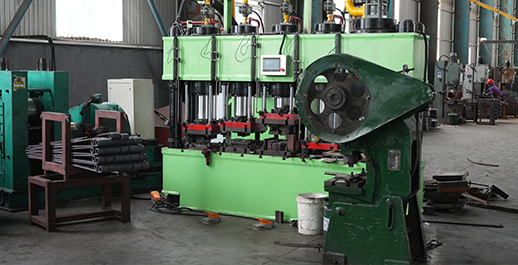 Sturdy Leaf Spring New Production Line for Leaf Spring End Forming Is Finished Installation