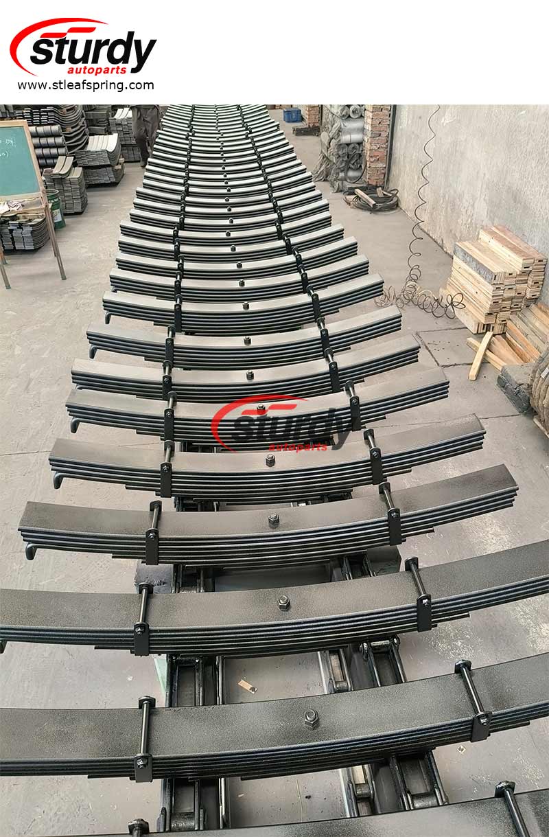 90x16-10 Leaves Trailer Leaf Spring